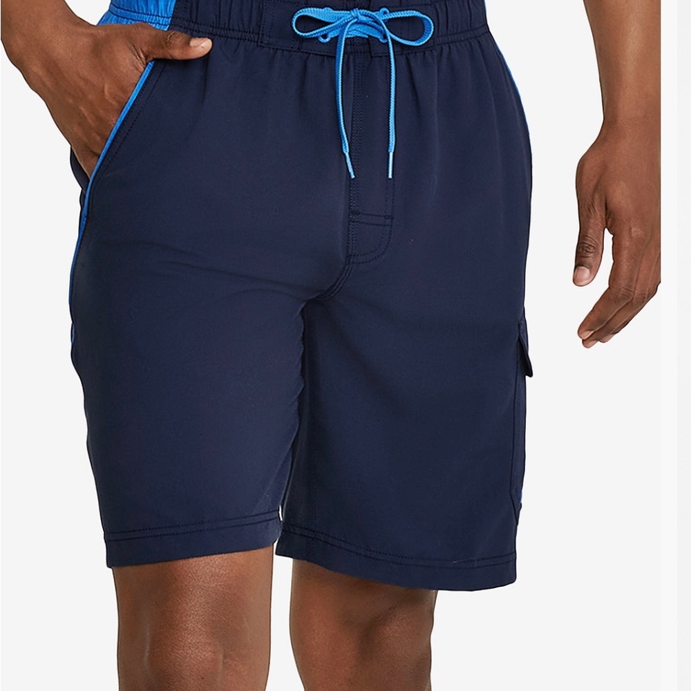 Speedo Men's Dark Blue Swim Board Shorts